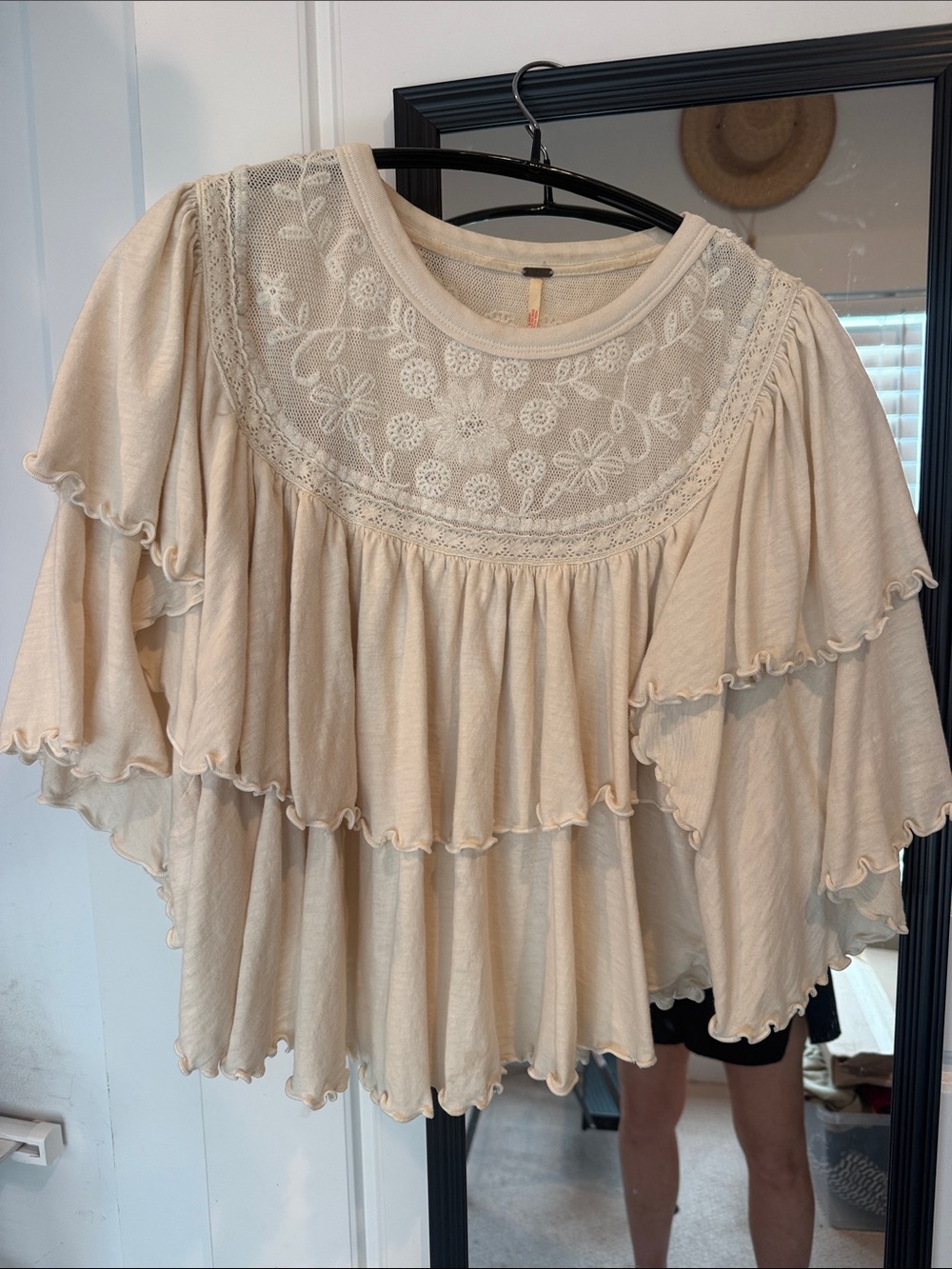 We the free garden party Top - Cream